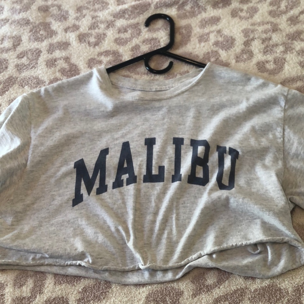 Malibu PacSun Cropped Tee